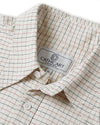 Cream Cotton Oxford Tattersall Shirt