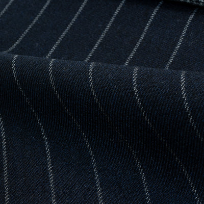 Dugdale / Navy Chalk Stripe / 100% Wool / 400gms