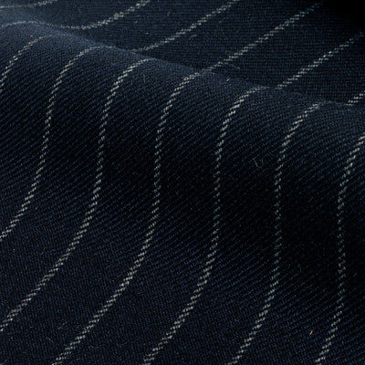 Dugdale / Navy Chalk Stripe / 100% Wool / 340gms / 3480