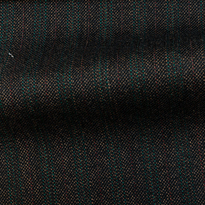 Standeven / Dark Brown Herringbone w/ Multi Stripe / 100% Merino Wool / 395gms / 15014