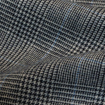 Dugdale / Grey Prince of Wales w/ Blue Overcheck / 100% Wool / 400gms / 9467